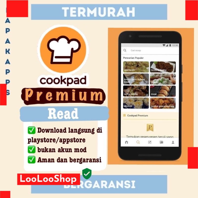 Berbagai resep masakan populer di komunitas Cookpad yang menarik perhatian pengguna