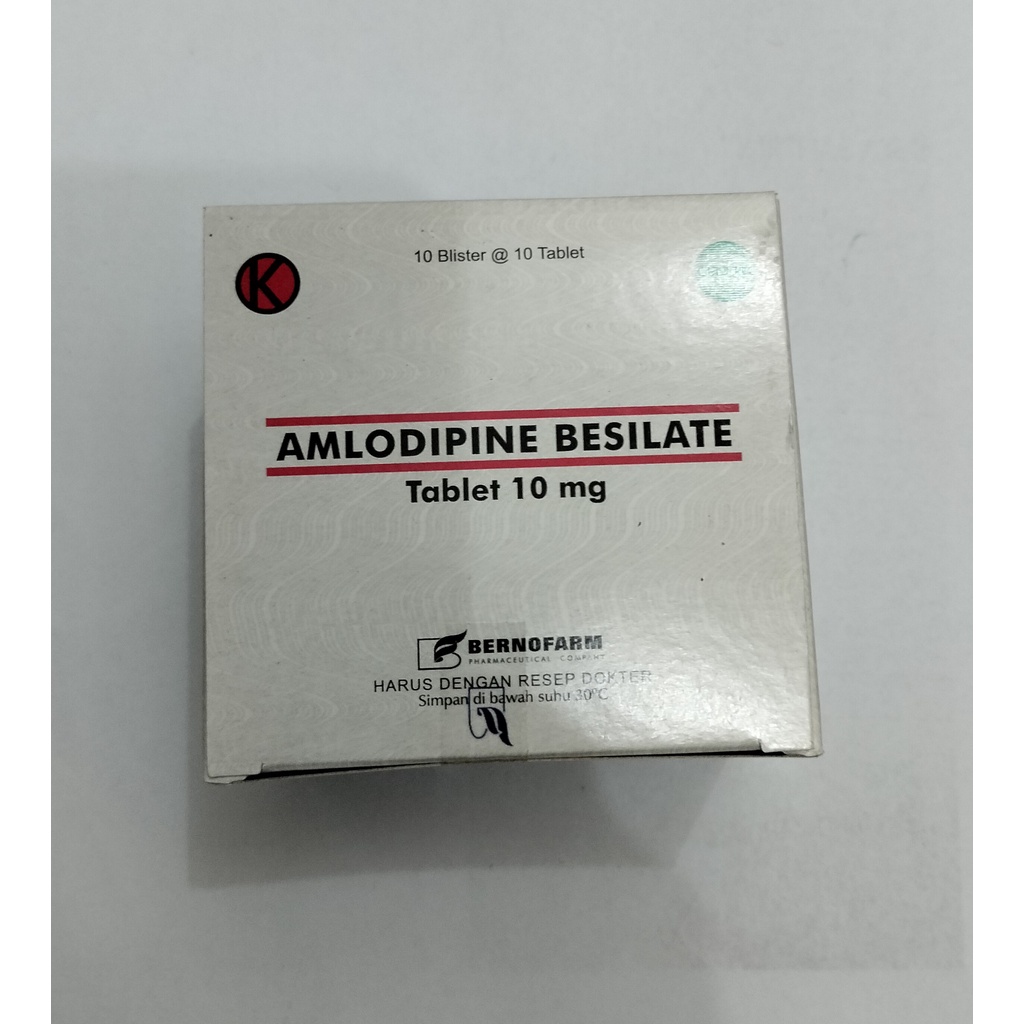 Jual Amlodipine 10 Mg 1 Strip 10 Tablet Berno Shopee Indonesia