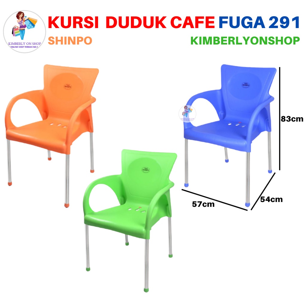 Jual Bangku Kursi Cafe Santai Plastik Fuga 291 Shinpo Shopee Indonesia