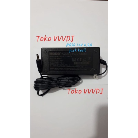 Jual Adaptor 12V 2,5A Original MOSO | Shopee Indonesia