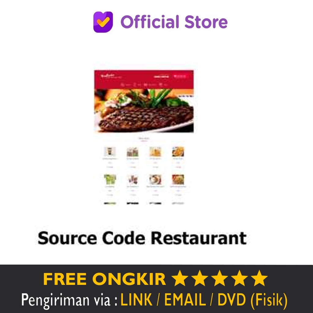 Jual Source Code Aplikasi Rumah Makan Restoran Restaurant Online Order ...
