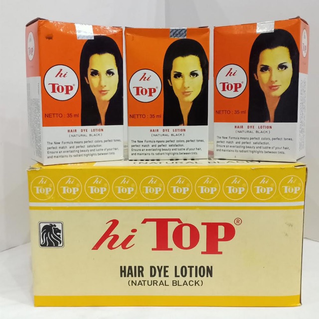 Jual HI TOP Hair Dye Lotion Per BOX isi 12pcs Shopee Indonesia