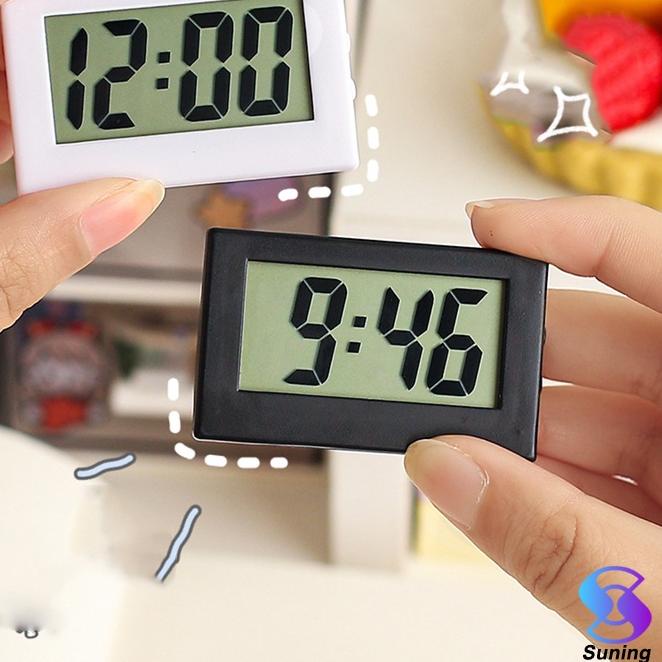 Jual ♠ Simple Mini Lcd Digital Table Dashboard Desk Electronic Clock ...