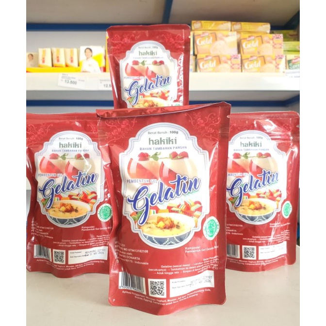 Jual Gelatin Hakiki 100Gr / Gelatin Bubuk 100Gr / Gelatin Halal 100Gr