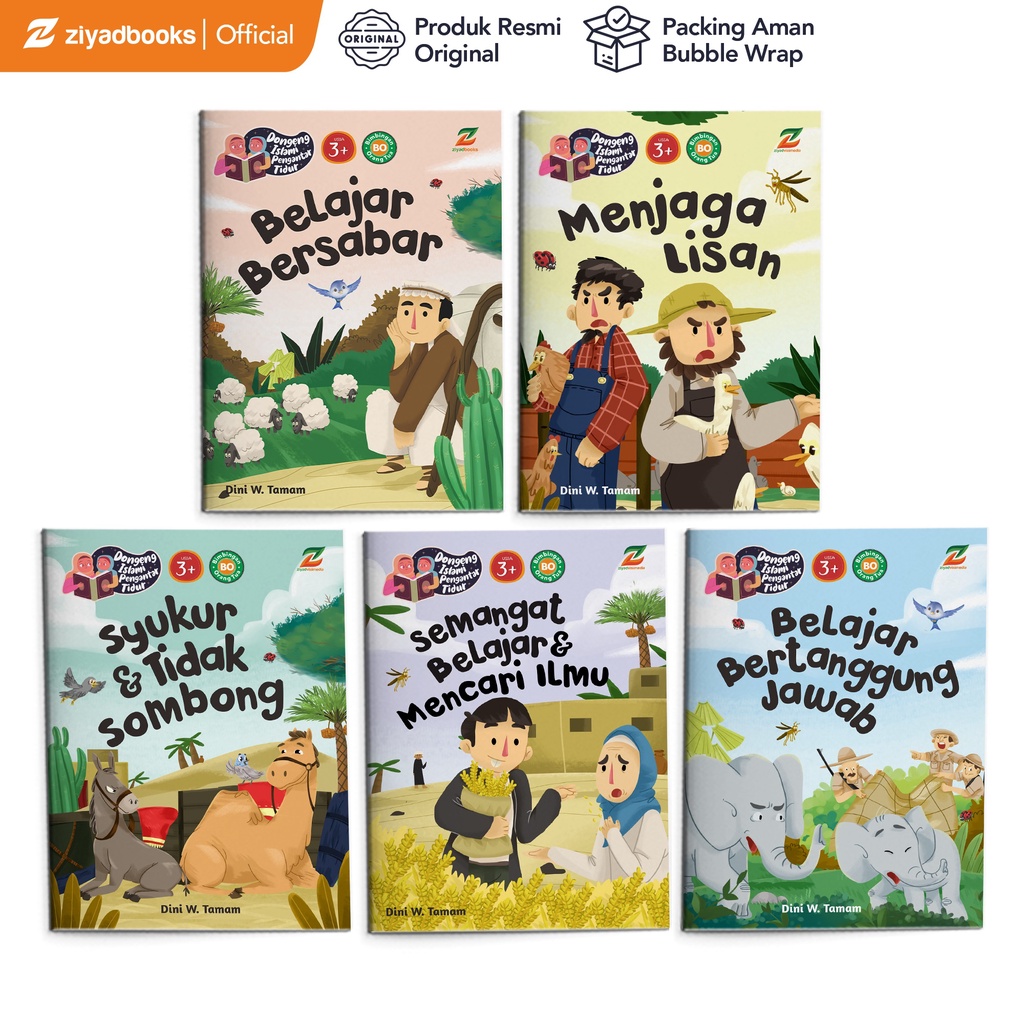 Jual Ziyadbooks - Buku Cerita Anak Bergambar - Paket Dongeng Islami ...