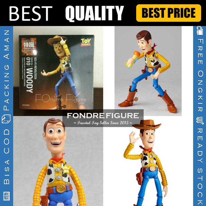 Revoltech No.010 Woody Sepia Version Action Figure – Sci-Fi Tokusatsu Series, Toy Story Collectible 1 thumbnail image