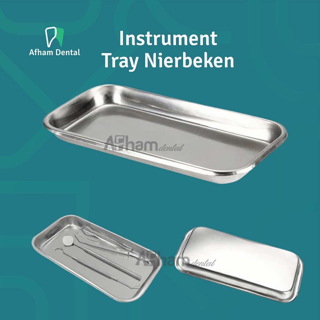 Jual DENTAL INSTRUMENT TRAY STAINLESS STEEL / NAMPAN / BAKI SURGICAL