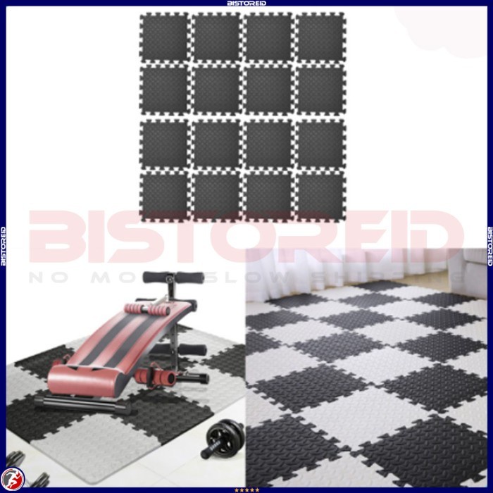 Jual BSID Rubber Interlock Rubber Puzzle Rubber Flooring Gym & Fitness