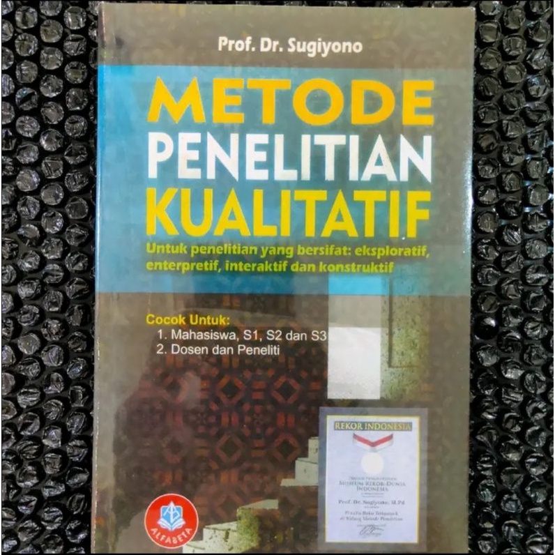 Jual Metode Penelitian Kualitatif Prof Dr Sugiyono Shopee Indonesia