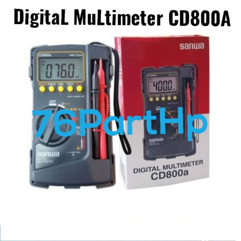 Jual Multimeter Digital Sanwa CD800a CD 800A Japan Original
