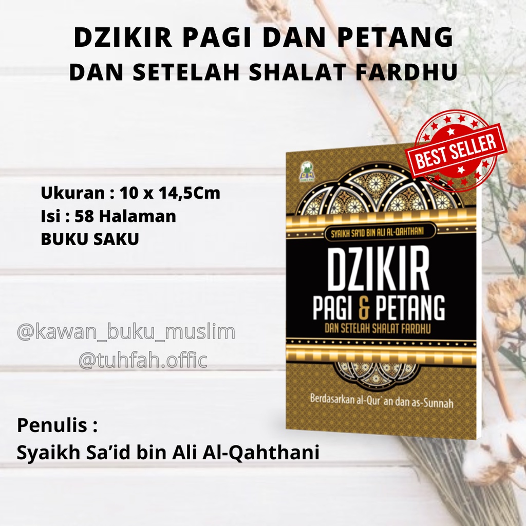 Jual Buku Saku Dzikir Pagi & Petang Dan Setelah Shalat Fardhu | Shopee ...