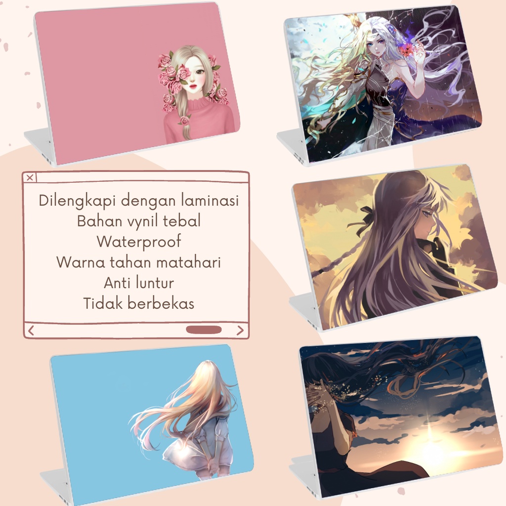 Jual Garskin Sticker Laptop Anime Cover Protector Notebook Skin Garskin ...