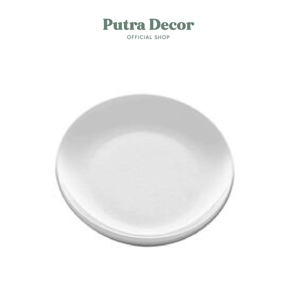 Jual IKEA OFTAST Piring Makan Piring Saji Cekung 20 cm Tempered Glass Aman Microwave dan Awet