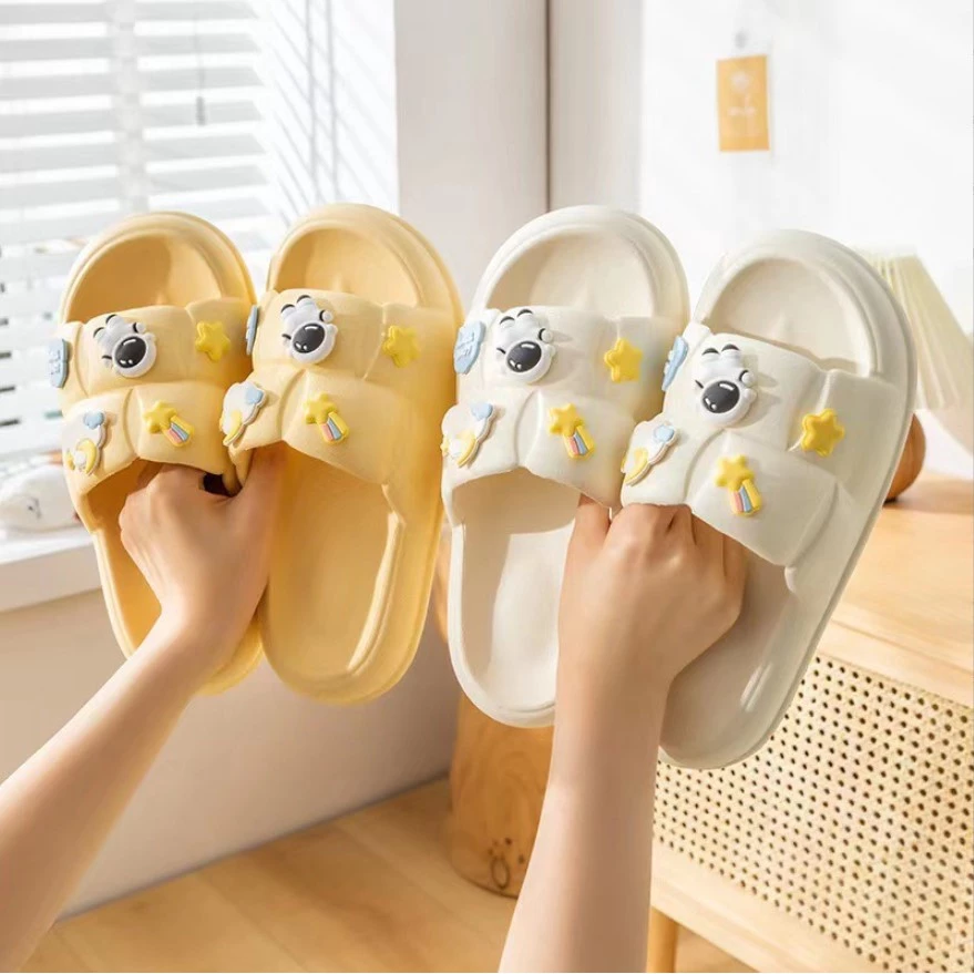 [UNIK88] Sandal Karet Jelly Korea Wanita Sendal Slop Rumah Kekinian Anti Slip Import model Astronaut | AutoStock