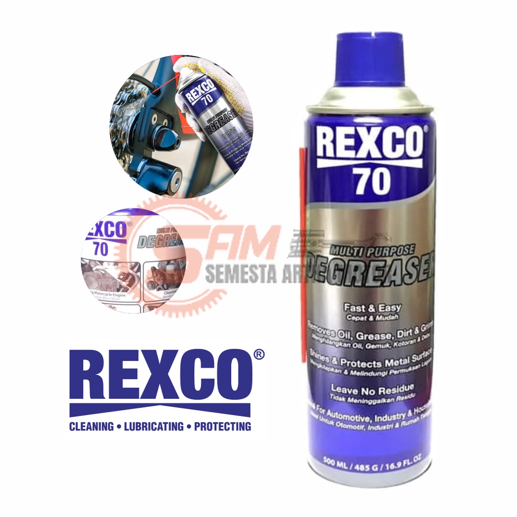 Jual Pembersih Mesin Rexco 70 Multi Purpose Degreaser 500ml Cleaner ...