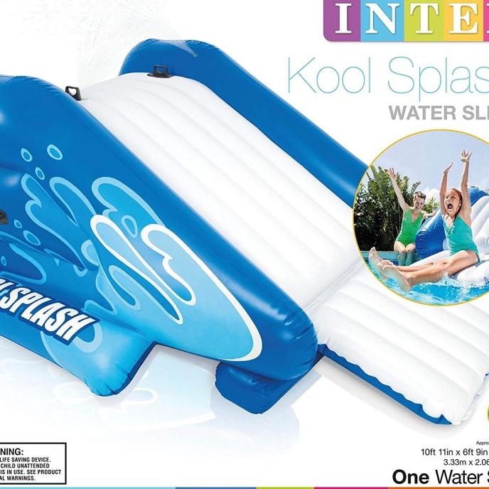 Jual Intex 58849 kool splash inflatable swimming pool water slide