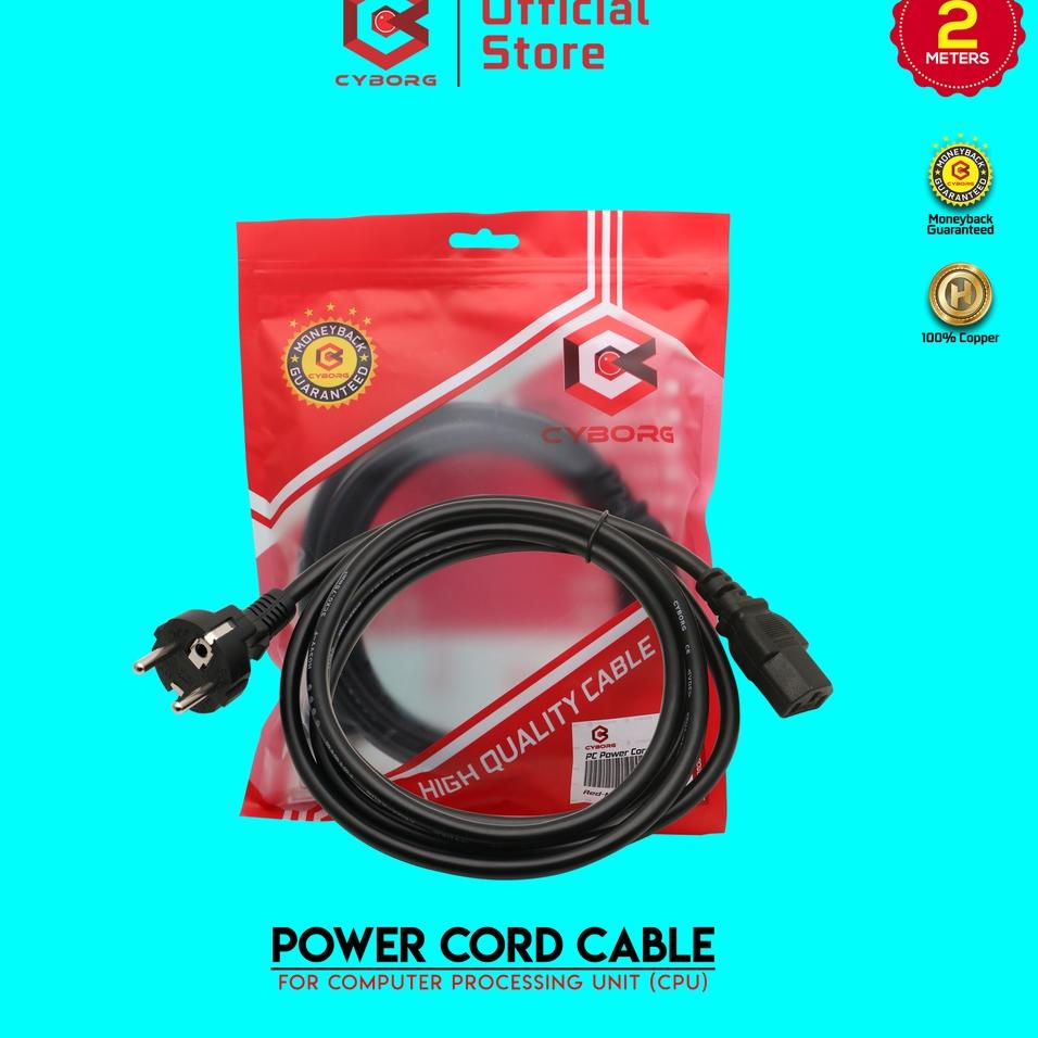 Jual MurahCyborg Kabel Power Cord Untuk Computer Processing Unit ( CPU ...