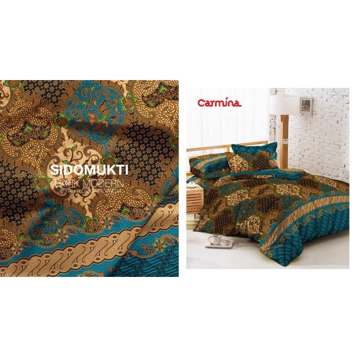 Jual Sprei Carmina Ukuran 120x200 Tinggi 20 Cm Motif Batik Modern