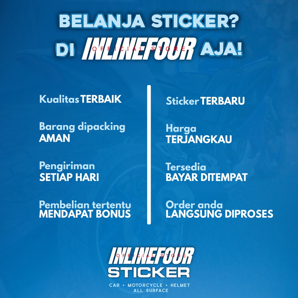 Jual Stiker Visor Motor Throttle Up Printing Hologram Sticker Print Cut ...