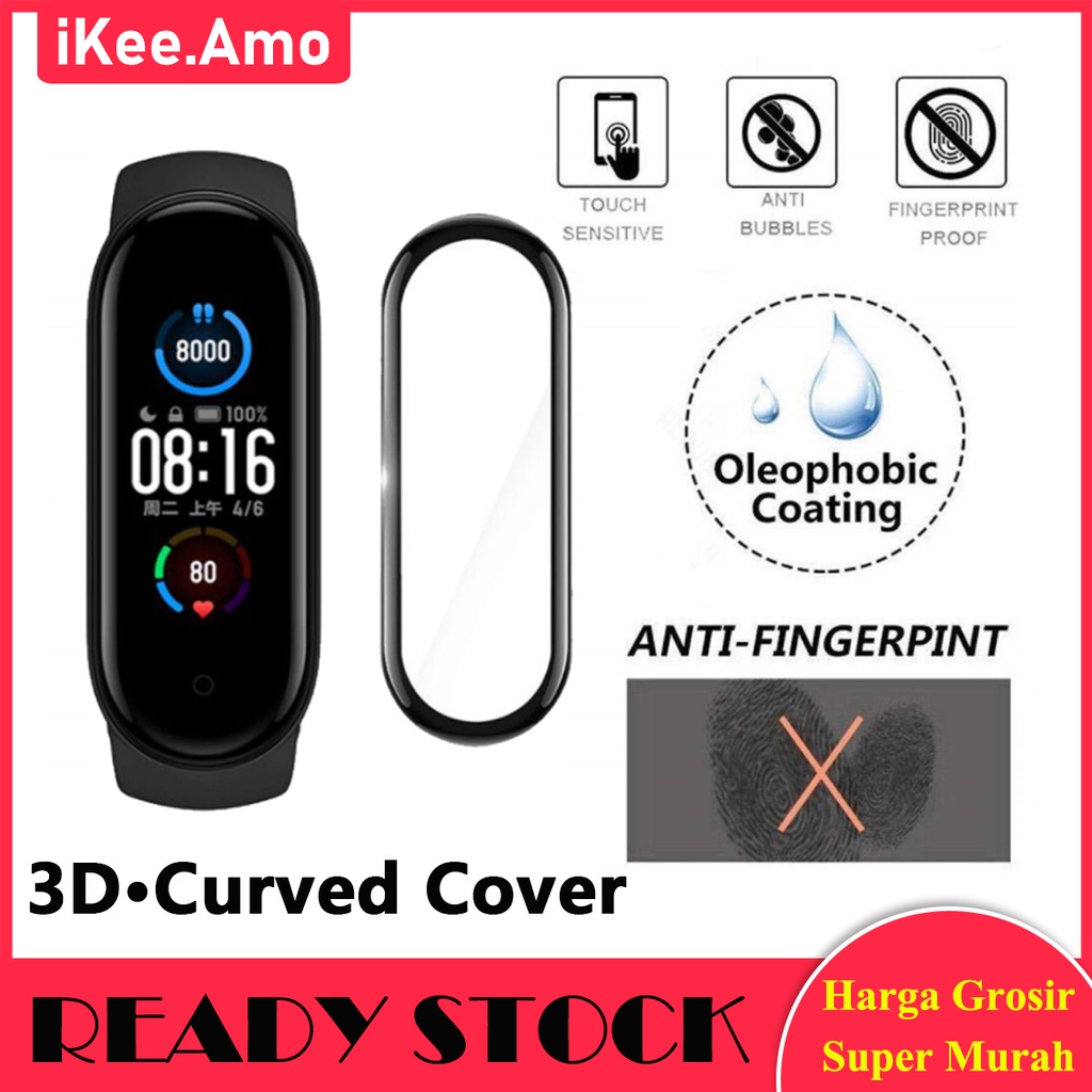 Jual 3D Anti Gores Screen Mi Band 4 5 6 7 8 9 10 Protector Xiaomi Mi ...