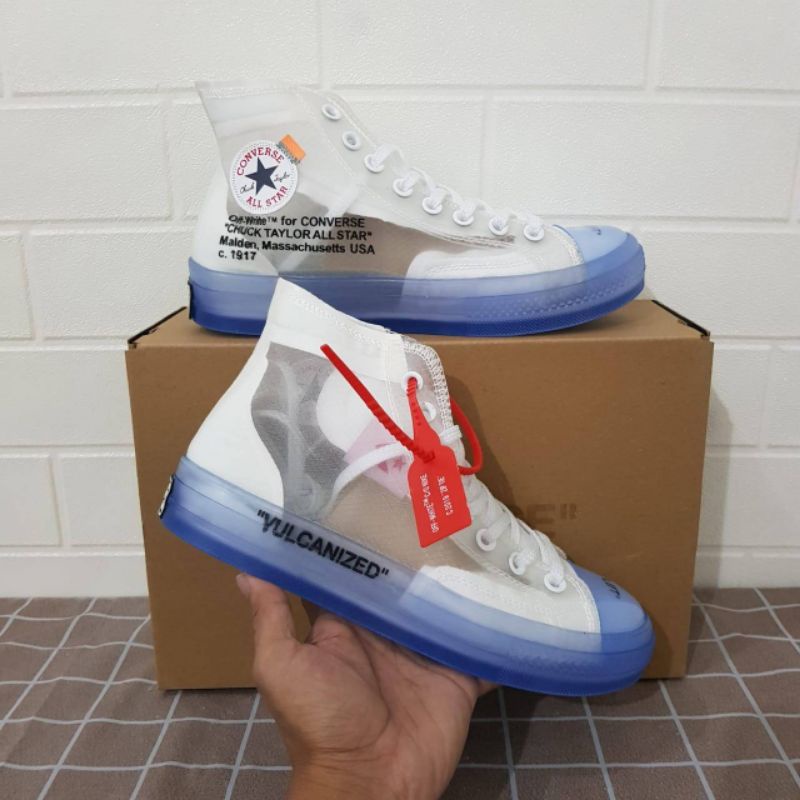 Jual Converse Of White X Virgil Abloh Transparan Premium Original Best