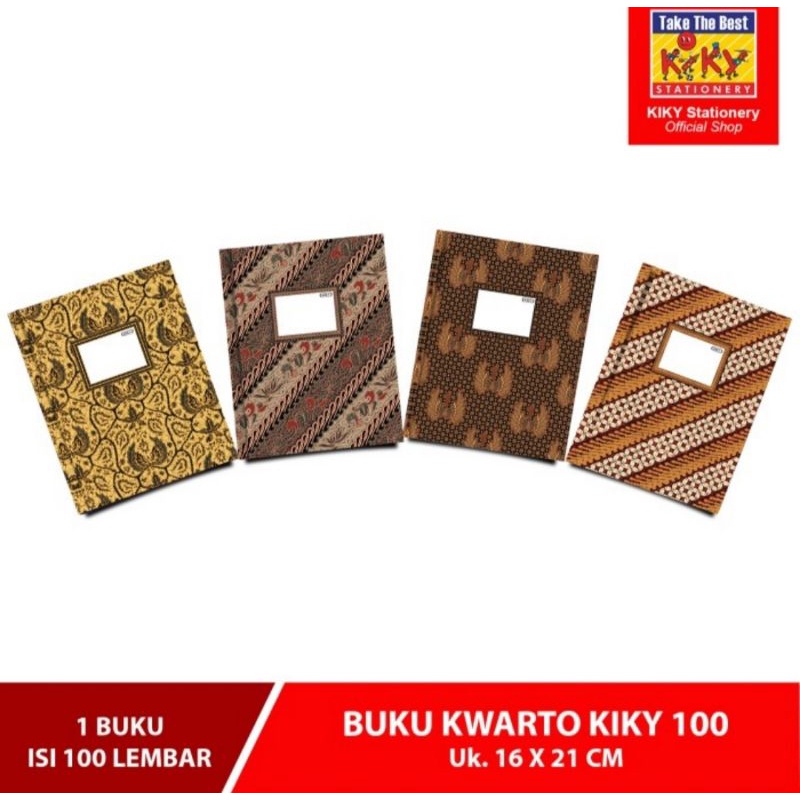 Jual Buku Kwarto 100 Lembar Kiky Hard Cover | Shopee Indonesia