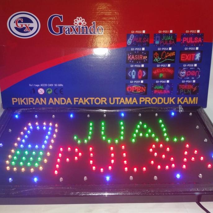 Jual Papan Tulisan Lampu Led Gaxindojual Pulsa Shopee Indonesia 8964