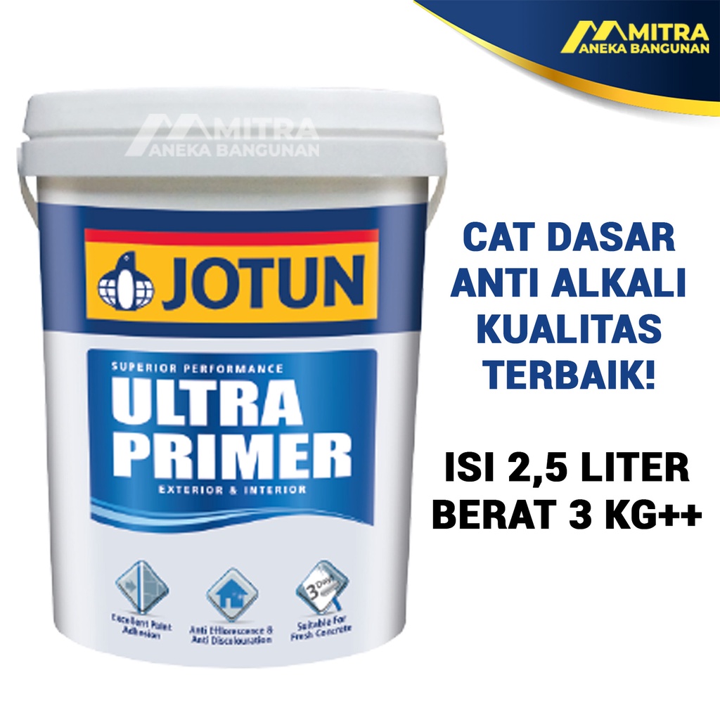 Jual Cat Dasar Sealer Jotun Ultra Primer 25 Liter Anti Alkali 1 Galon Eksterior Interior 8830