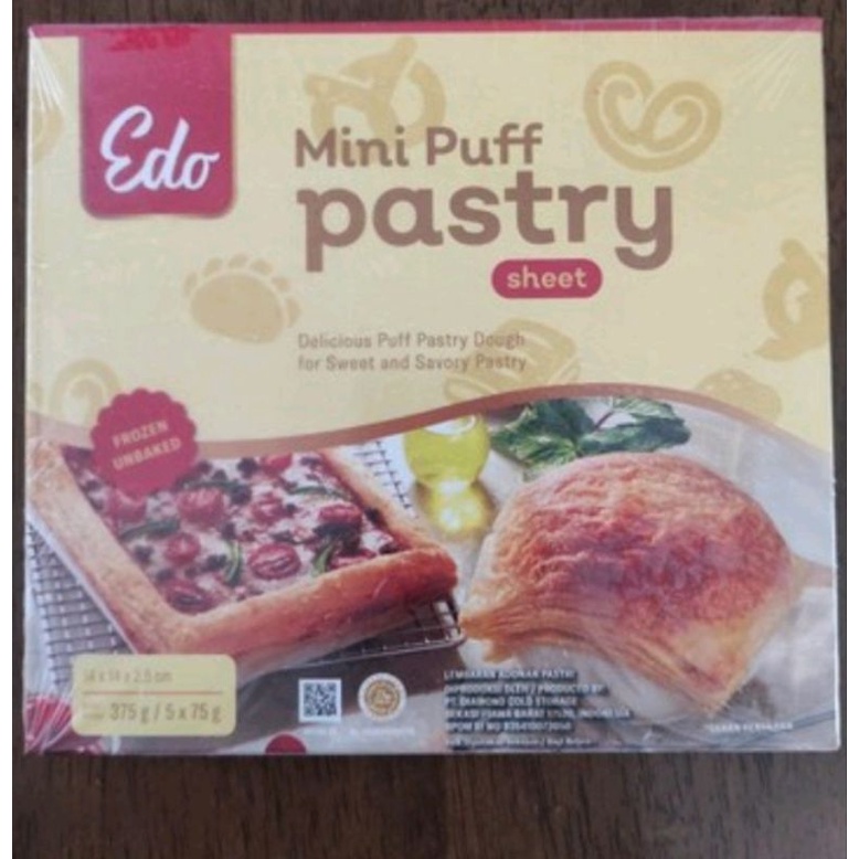 Jual Edo Mini Puff Pastry sheet isi 5 lembar | Shopee Indonesia