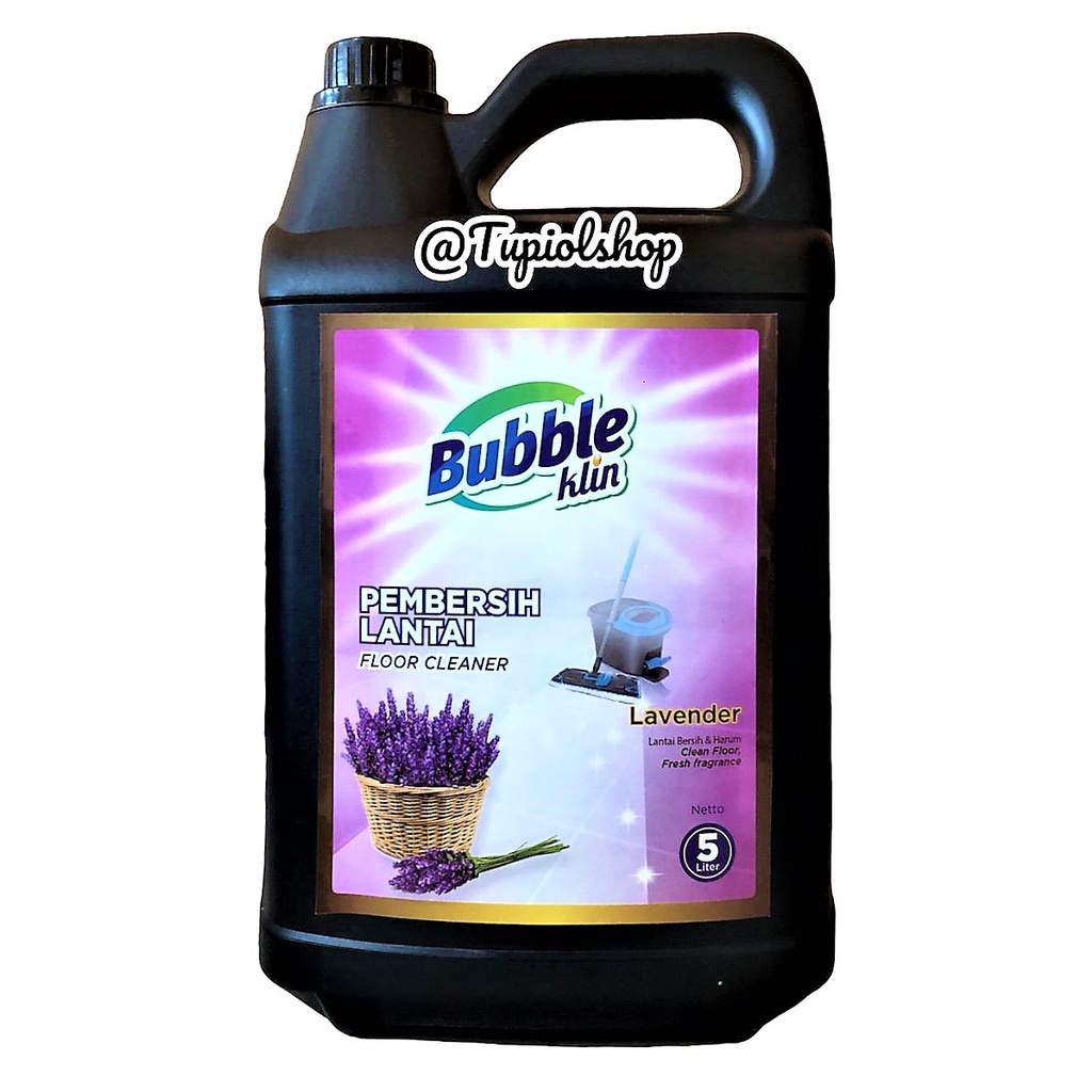 Jual PEMBERSIH LANTAI BUBBLE KLIN LAVENDER 5 LITER Shopee Indonesia