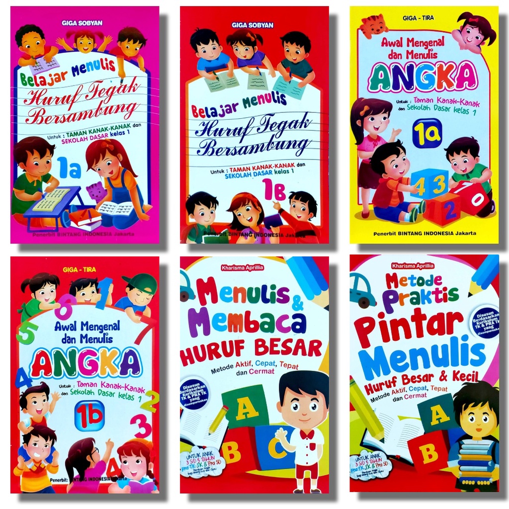 Jual BUKU BELAJAR MENULIS ANGKA & HURUF UNTUK TK DAN SD | Shopee Indonesia