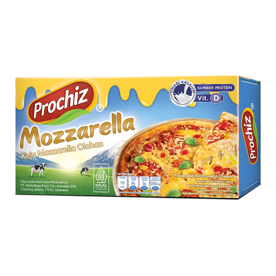 Jual Prochiz Mozzarella Cheese 160gr – Keju Mozarella | Shopee Indonesia