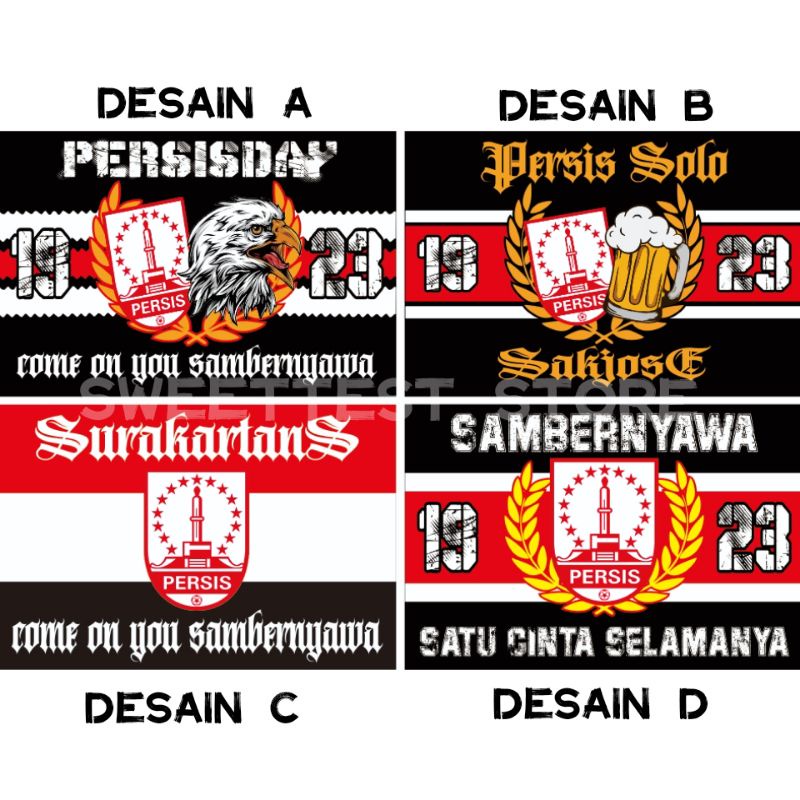 Jual Bendera Bola Persis Full Printing Shopee Indonesia