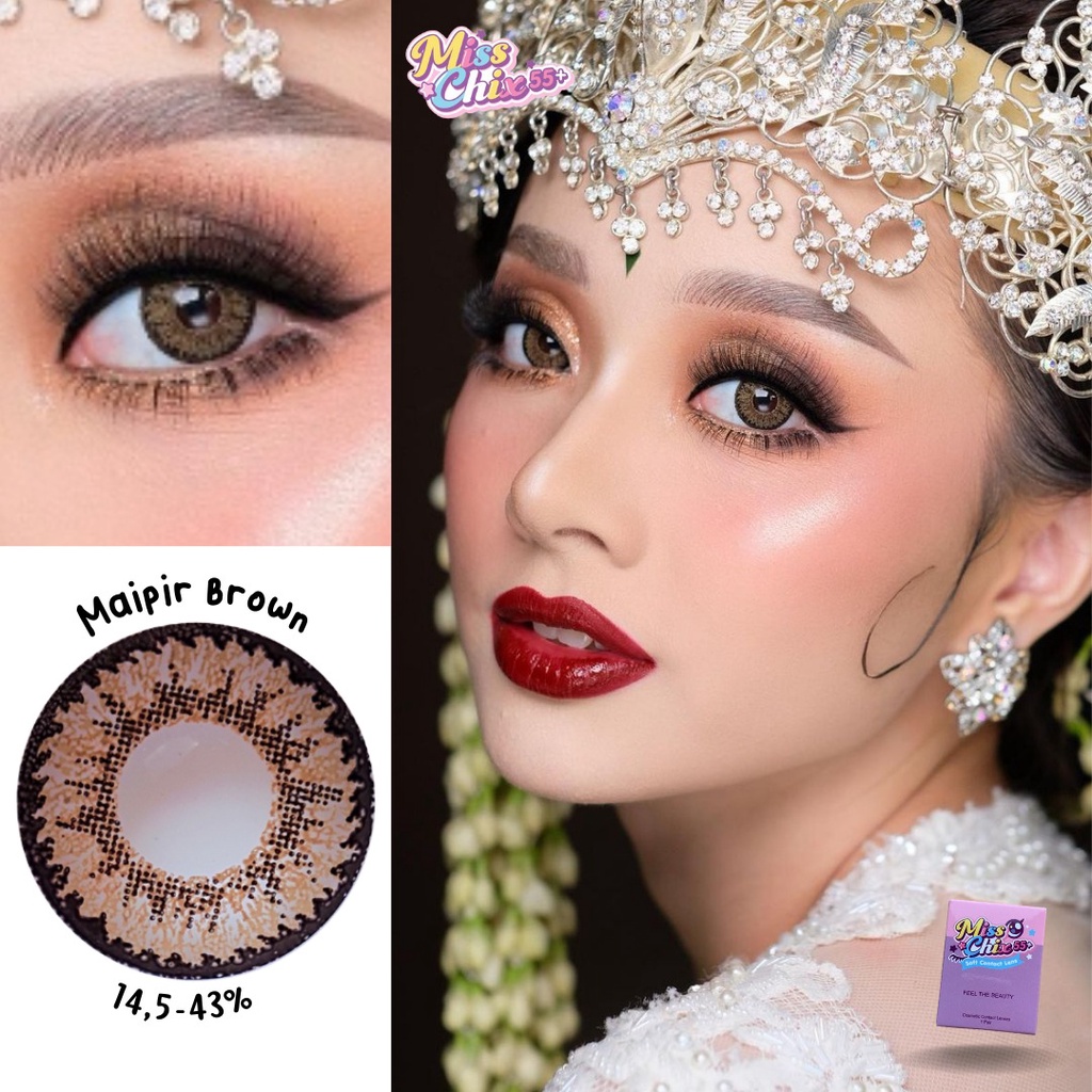 Jual Jual Softlens Misschix Maipir Gray Brown S D Soflen Trending Softlen Terkini