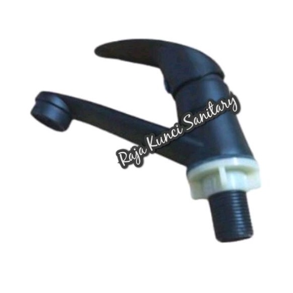 Jual Kran Wastafel Black Zinc Alloy Keran Kamar Mandi Hitam ABS Series