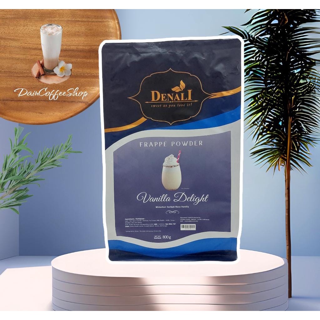 Jual Denali Powder Vanilla 800 gram | Bubuk Frappe Denali Powder ...