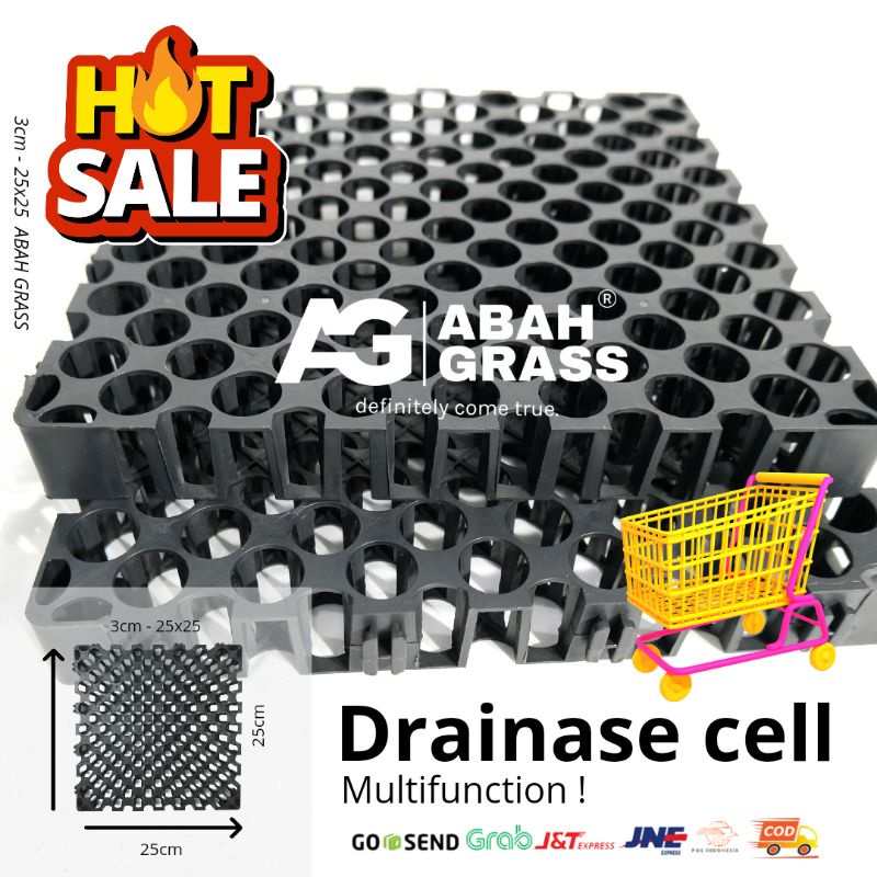 Jual Drainase Cell X Cm Tebal Cm Alas Rumput Sintetis Multifungsi Shopee Indonesia