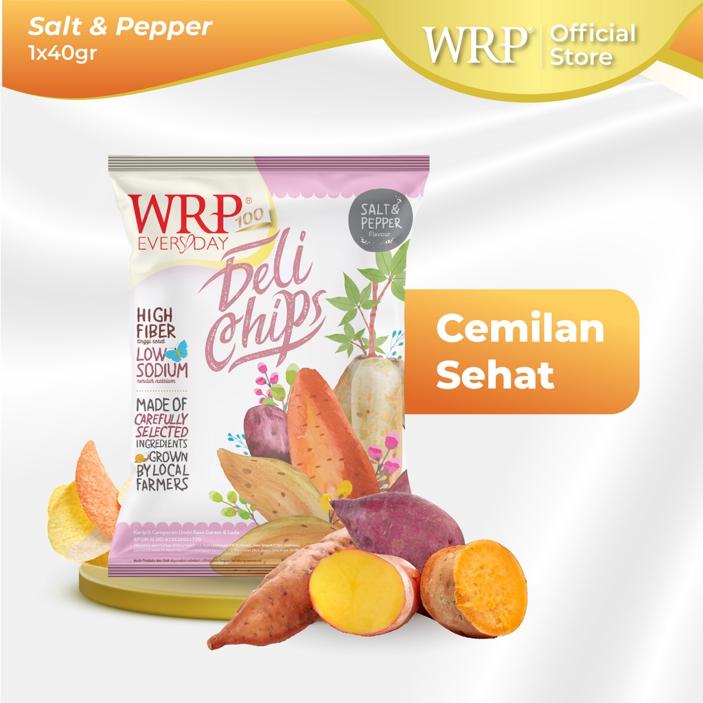 Jual WRP Delichips Mix Roots 40g | Shopee Indonesia