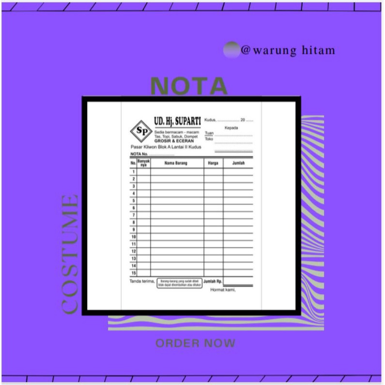 Jual cetak nota | Shopee Indonesia
