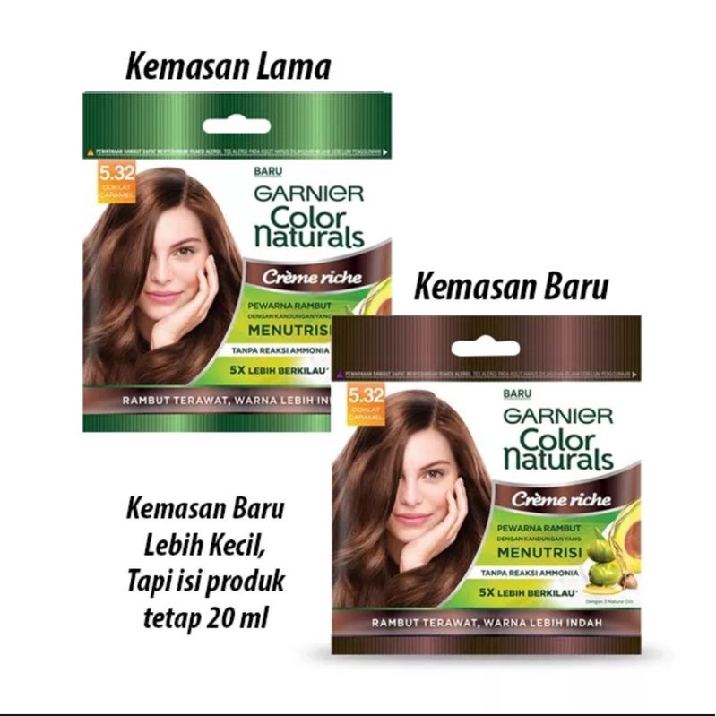 Jual Garnier Cat Rambut No532 Coklat Karamel 1 Sachet Pewarna