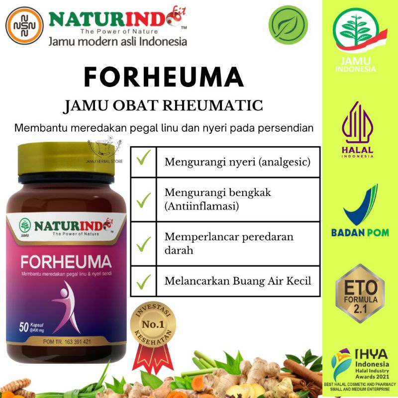 Jual Obat Herbal Spesial Sakit Rematik Reumatik Dan Pengapuran Forheuma