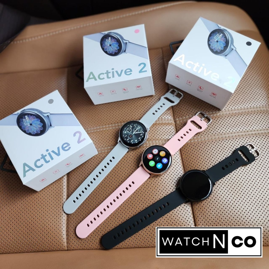 Jual SMART WATCH ACTIVE 2 1,28 AMOLED SCREEN RICH DIAL UI BLOOD ...
