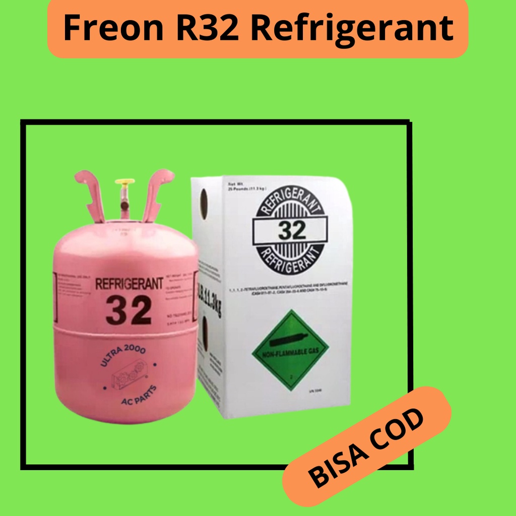 Jual Freon R32 Refrigerant / Freon Preon Kulkas Ac Rumah Mobil Kaleng ...