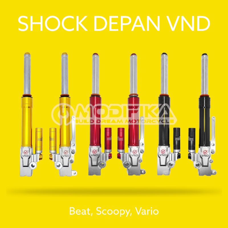 Jual Shock shockbreaker tabung depan merk vnd beat scoopy vario tipe AK ...
