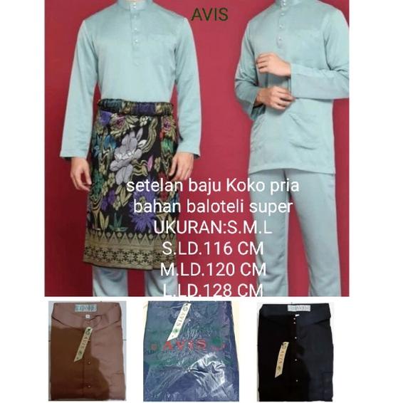 Jual Baju Melayu Teluk Belanga Setelan Koko Pria Melayu Baju Kurung