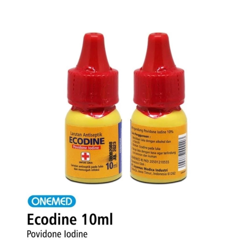 Jual Ecodine 10ml / Povidone Iodine / Betadine Onemed | Shopee Indonesia