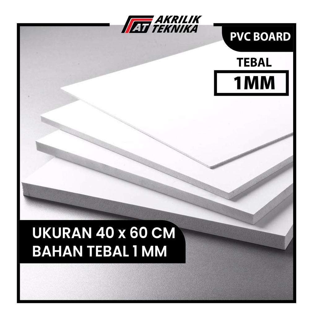 Jual PVC BOARD / PVC FOAM BOARD 1MM 40X60CM / PVC 40 X 60 CM Shopee