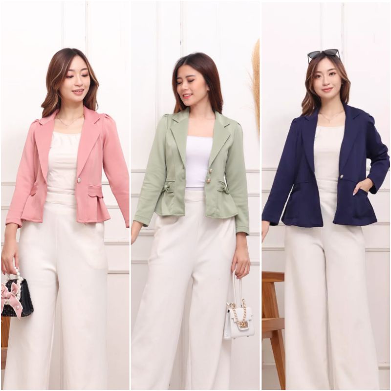 Jual DEKA Blazer Formal / Blazer Kantor / Basic Blazer / Blazer Wanita