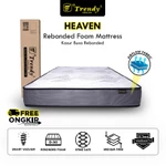 Trendy Heaven Kasur Busa Vacuum Dalam Box - Mattress / Matras Rebonded Latex Foam Mix (Grade A)