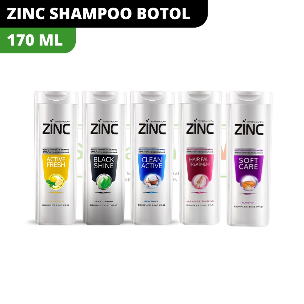 Jual ZINC SHAMPOO BOTOL 170ML | Shopee Indonesia